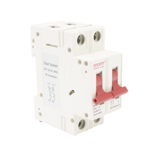 Protección Térmica/ Interruptor 2P, 20 A,  Corriente Directa  800 Vcc para Aplicación Fotovoltaica Montaje Riel DIN