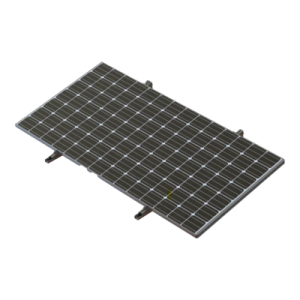 Montaje Para Piso de Concreto Para un Modulo Fotovoltaico  de 450 a 660W