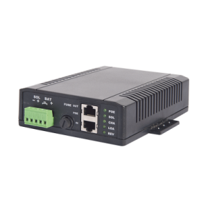 Controlador Solar POE, Entrada 12 Vcc Hasta un Panel Solar de 125 Watts, Salida PoE Pasivo en 12 Vcc Hasta 10 Watts Máximo.