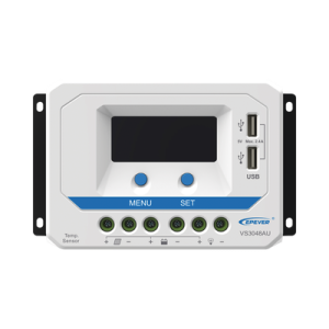 Controlador Solar de Carga PWM 12/24/36/48 V 30 A, Salida USB, con Display